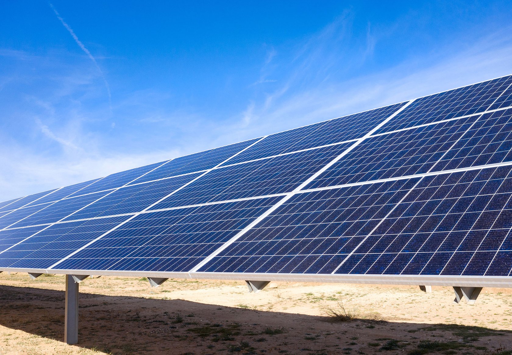 Solar Panele in Albeniz Spanien